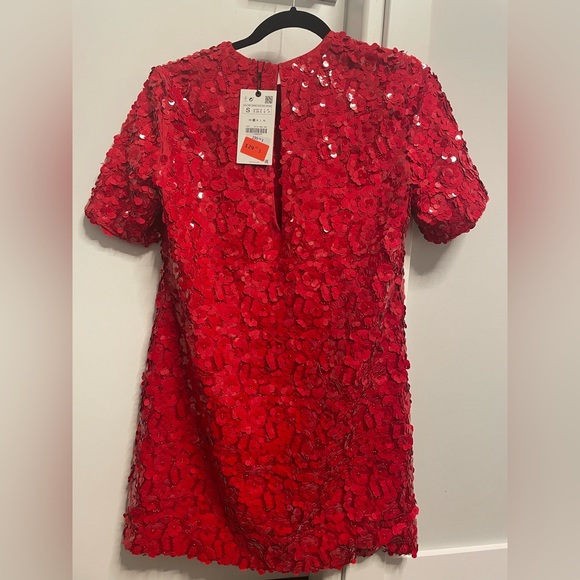 Red Sequence Dress - Picture 3 of 3